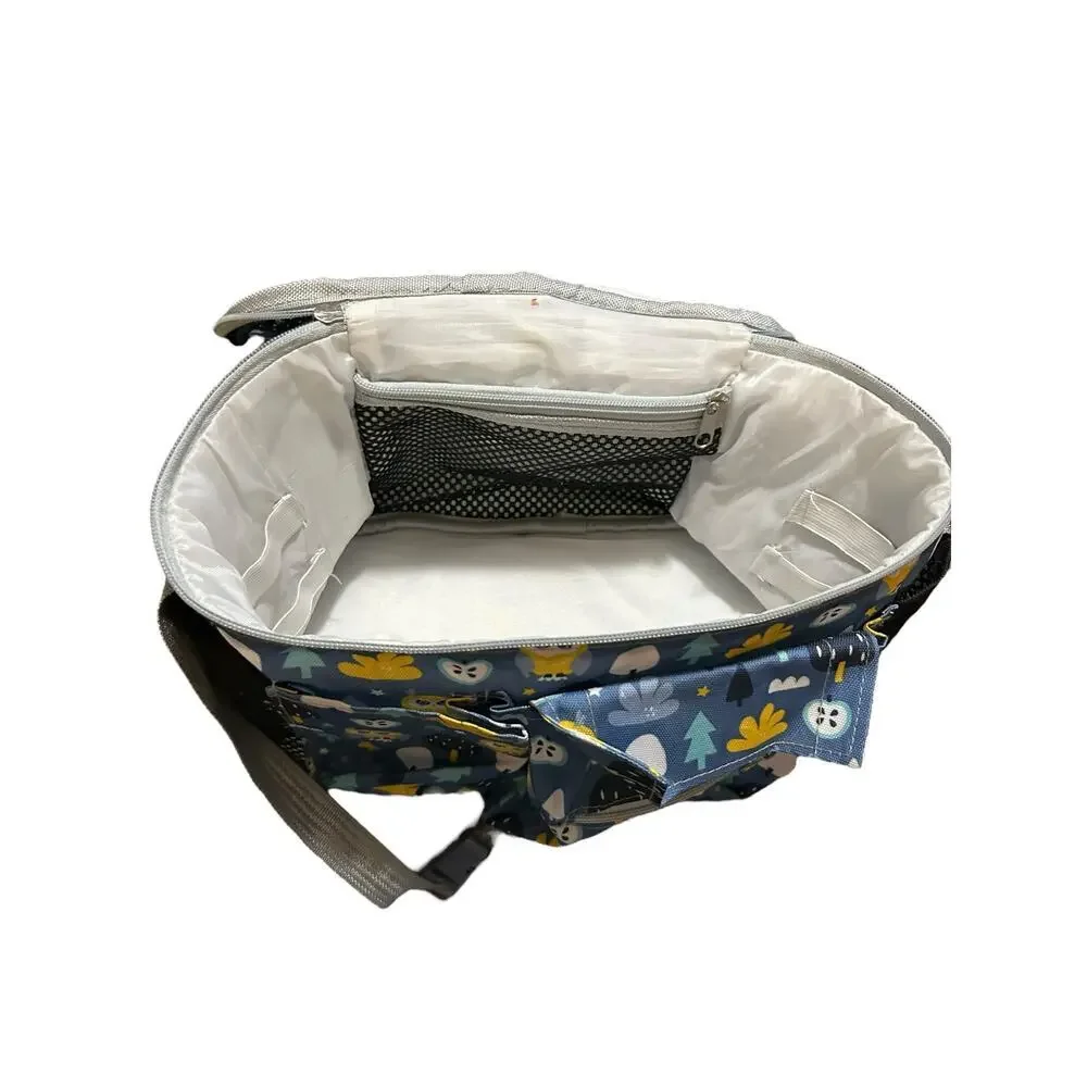 Adjustable Stroller Bag/organizer, multi pocket, owl themed